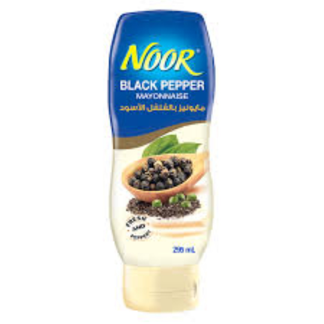 NOOR MAYONNAISE BLACK PEPPER 295ML